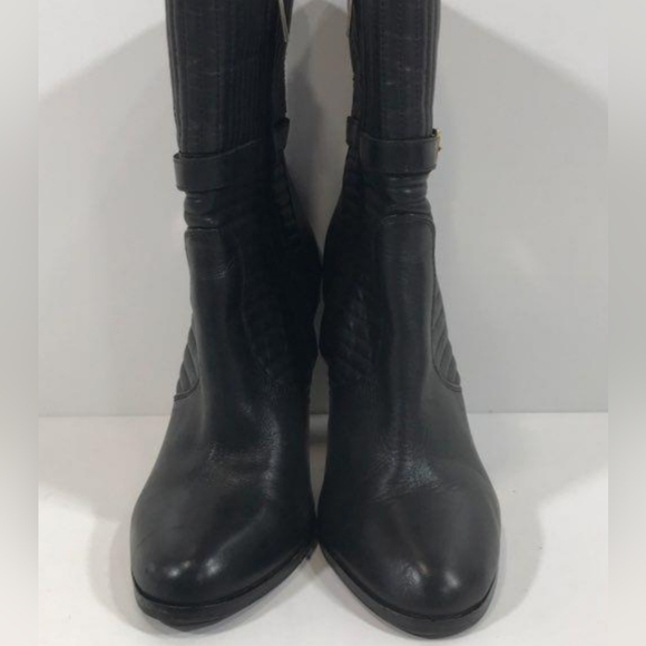 π VINCE CAMUTO SZ 10 LEATHER LIKE NEW BOOTS π - Picture 2 of 11